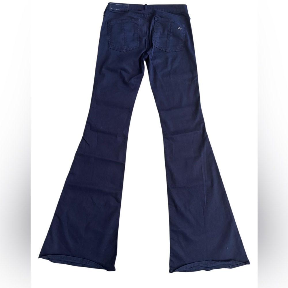 RAG & BONE FLARE DARK WASH INDIGO JEANS SIZE 28 - Picture 3 of 9